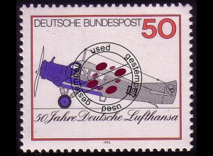 878 Lufthansa O gestempelt