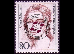 1305 Frauen der deutsche Geschichte 80 Pf Schumann O