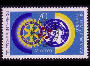 1327 Rotary-Club O gestempelt