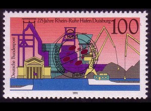 1558 Rhein-Ruhr-Hafen O gestempelt