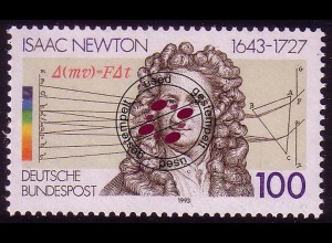1646 Sir Isaac Newton O gestempelt