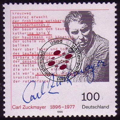 1893 Carl Zuckmayer O gestempelt