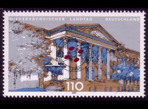 2104 Landesparlament Niedersachsen O gestempelt