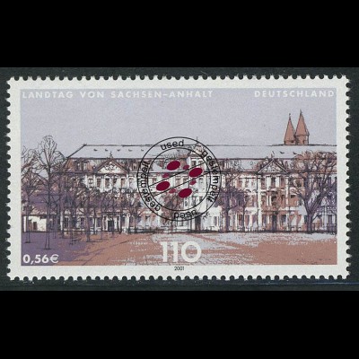 2184 Landesparlament Sachsen-Anhalt O gestempelt
