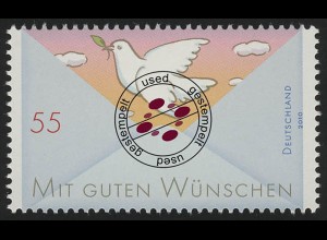 2790 Post Grußmarke - Taube O