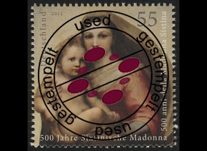 2919 Sixtinische Madonna aus Block 79 O gestempelt