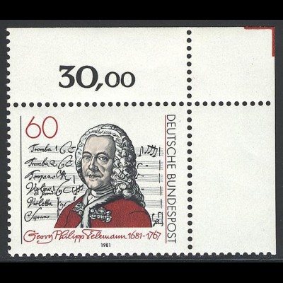 1085 Georg Philipp Telemann ** Ecke o.r.