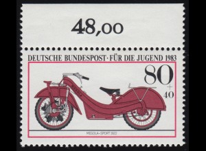 1170 Jugend Motorräder Megola-Sport 80+40 Pf ** Oberrand