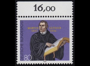 1193 Martin Luther postfrisch ** Oberrand