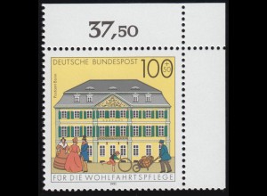 1567 Postamt Bonn 100+50 Pf ** Ecke o.r.