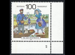 1570 Tag der Briefmarke 100 Pf ** FN2