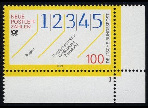 1659 Neue Postleitzahlen ** FN1