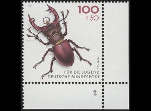1668 Hirschkäfer 100+50 Pf ** FN2