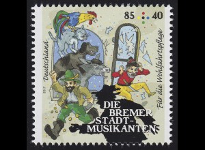 3283 Grimms Märchen - Die Bremer Stadtmusikanten 85 Cent **