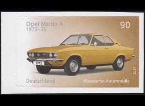 3302 Automobile: Opel Manta A, selbstklebend aus Folienblatt 66, **