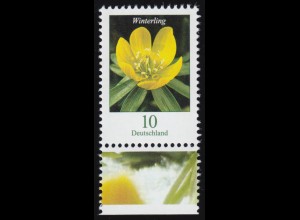 3314 Blume Winterling 10 Cent, nassklebend, aus Bogen, postfrisch **