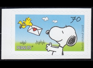 3371 Post für Snoopy, selbstklebend aus Folienblatt 73, ** postfrisch