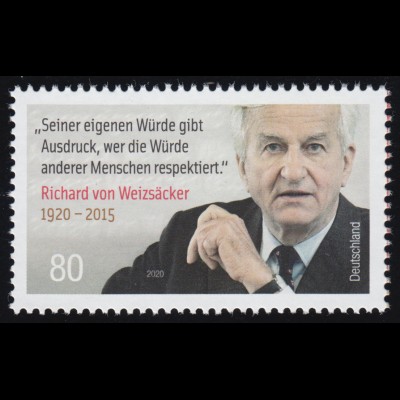 3539 Richard von Weizsäcker, postfrisch **