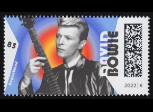 3661 David Bowie, ZEHN gültige Briefmarken postfrisch ** / MNH