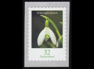 3662 Blume Schneeglöckchen 32 Cent, selbstklebend, ** postfrisch