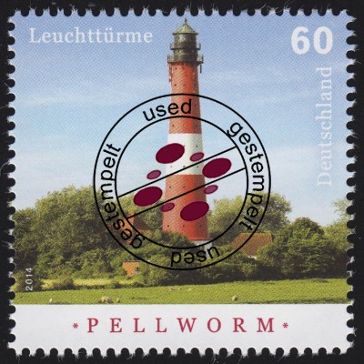 3090 Leuchtturm Pellworm O gestempelt