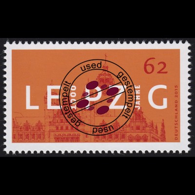 3164 Stadt Leipzig, gestempelt O