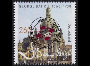 3219 George Bähr: Frauenkirche Dresden, nassklebend, O