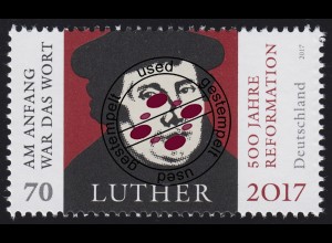 3300I Martin Luther: 500 Jahre Reformation, Rastertype I aus 10er-Bogen O