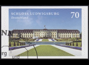 3312 Schloss Ludwigsburg, selbstklebend auf neutraler Folie, EV-O Bonn 11.5.2017