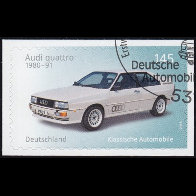 3379 Automobile - Audi quattro, selbstklebend auf neutraler Folie, EV-O Bonn