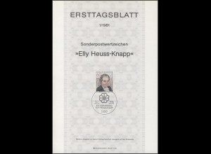 ETB 01/1981 Elly Heuss-Knapp, Politikerin