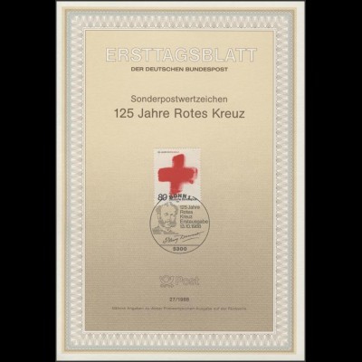 ETB 27/1988 Internationales Rotes Kreuz
