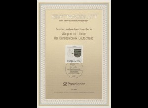 ETB 11/1994 - Wappen der Länder: Sachsen