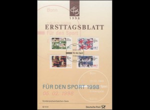 ETB 04/1998 Fußball, Olympia, Paralympics, Rudern, Ski