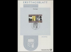 ETB 20/2003 Kunst EUROPA Poster-Art