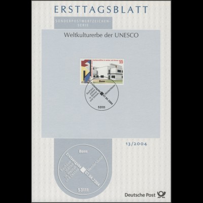 ETB 13/2004 - Weltkulturerbe UNESCO, Bauhausstätten Weimar und Dessau