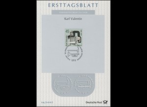 ETB 24/2007 Karl Valentin, Schriftsteller, Komiker