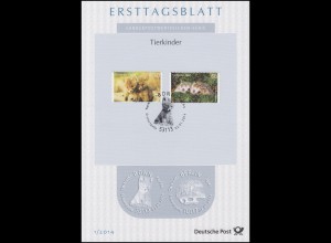 Ersttagsblätter ETB Bund Jahrgang 2014 Nr. 1 - 47 komplett