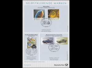ETB S1/2016 SELBSTKLEBENDE, Tiere, Mikrowelten, Autos, Märchen etc.