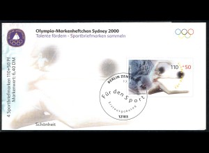 Sport 2000 Schönheit & Gymnastik 110 Pf mit 4x2095, postfrisch