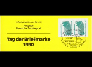 APHV Tag der Briefmarke 1990, SWK Braunschweiger Löwe, SSt SINDELFINGEN Marken
