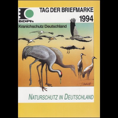 BDPh-Belegemappe Tag der Briefmarke 1994: Naturschutz in Deutschland