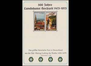 Sonderdruck 500 Jahre Landshuter Hochzeit 1475-1975