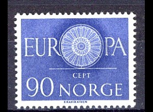 Europaunion 1960 Norwegen 449, postfrisch ** / MNH