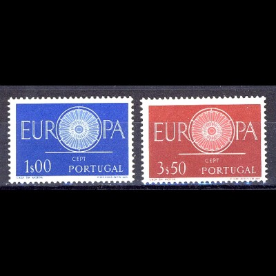 Europaunion 1960 Portugal 898-899, Satz ** / MNH
