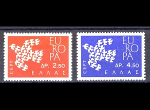 Europaunion 1961 Griechenland 775-776, Satz ** / MNH