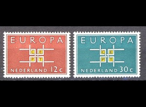 Europaunion 1963 Niederlande 806-807, Satz ** / MNH