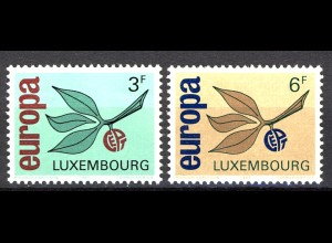 Europaunion 1965 Luxemburg 715-716, Satz ** / MNH