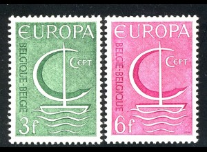 Europaunion 1966 Belgien 1446-1447, Satz ** / MNH