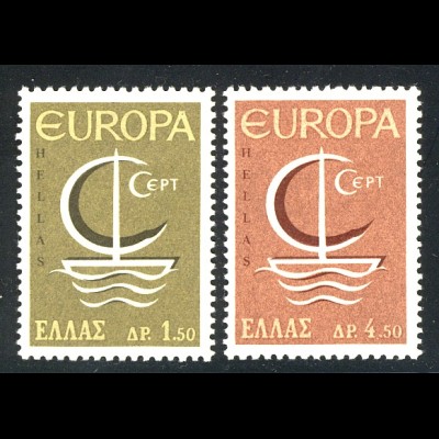 Europaunion 1966 Griechenland 919-920, Satz ** / MNH